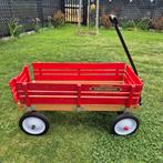 Vintage houten bolderkar Radio Flyer, Ophalen, Gebruikt