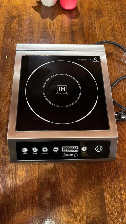 Maxima Inductieplaat 3500W, Elektronische apparatuur, Kookplaten, Gebruikt, Vrijstaand, Inductie, 3 kookzones of minder, Ophalen