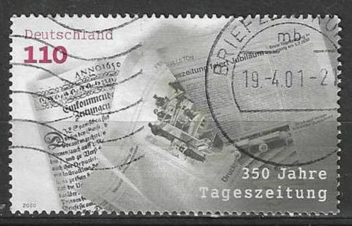Duitsland 2000 - Yvert 1949 - Einkommende Zeitungen (ST), Postzegels en Munten, Postzegels | Europa | Duitsland, Gestempeld, Verzenden