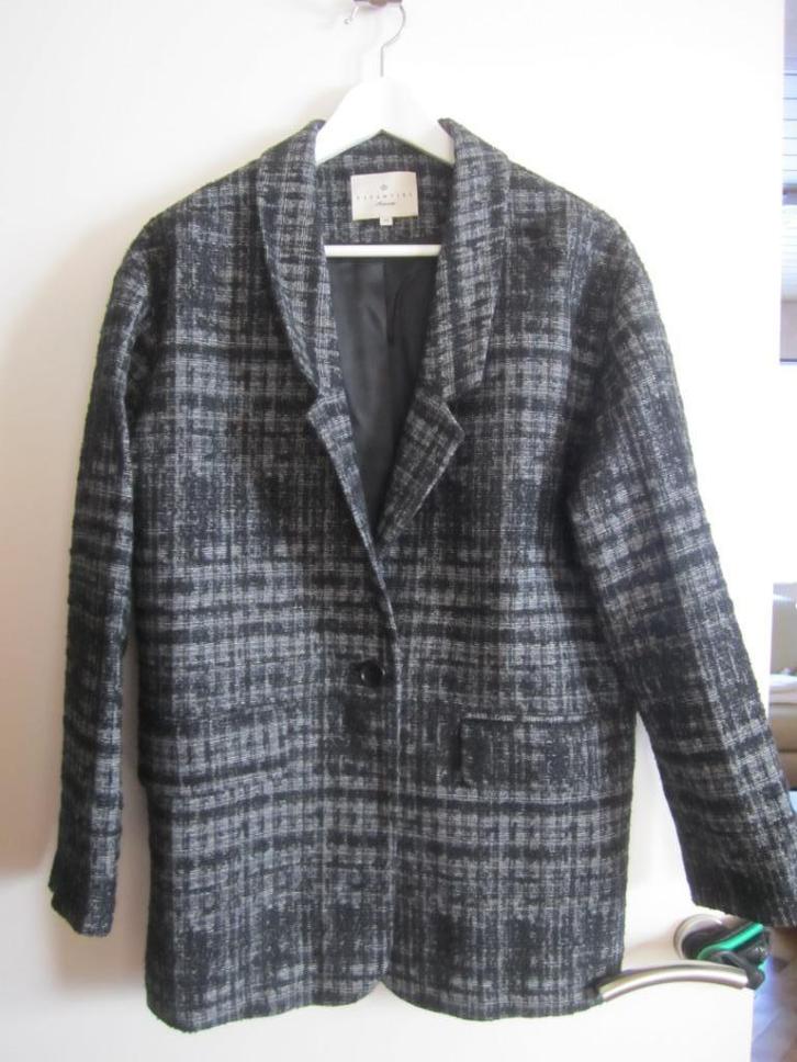 Jas Essentiel Antwerp maat 38, Kleding | Dames, Jassen | Winter, Zo goed als nieuw, Maat 38/40 (M), Zwart, Ophalen of Verzenden