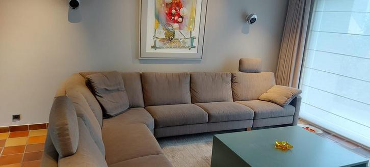 L- vormige hoekzetel, Huis en Inrichting, Zetels | Complete zithoeken, Zo goed als nieuw, Stof, Ophalen