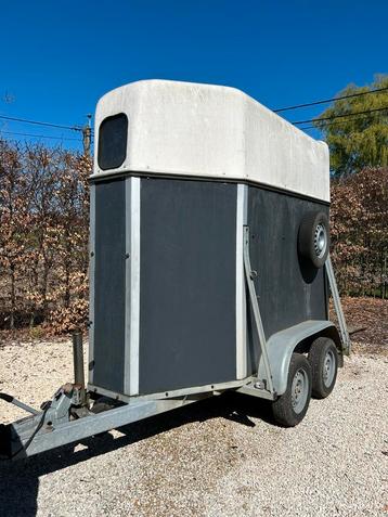 Paardentrailer 1,5, Dieren en Toebehoren, Paarden en Pony's | Trailers en Aanhangwagens, Ophalen, Gebruikt, Hout, 1½-paards trailer