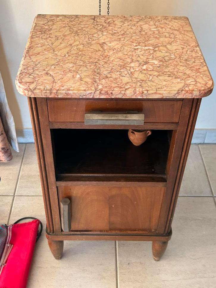 Uniek nachtkastje, Maison & Meubles, Chambre à coucher | Tables de chevet, Utilisé, 70 cm ou plus, Moins de 45 cm, Bois, Enlèvement