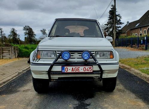 Suzuki Vitara JLX, Auto's, Suzuki, Particulier, Vitara, Benzine, Cabriolet, 3 deurs, Handgeschakeld, Wit, Zwart, Stof, Vierwielaandrijving
