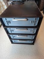 Rack met 4 bakken., Dieren en Toebehoren