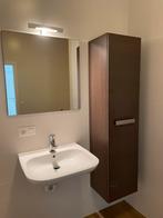 3 in 1 - Wastafel + spiegel + kast -, Huis en Inrichting, Ophalen, Gebruikt, Wasbak of Wastafel