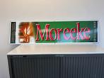 Moreeke bier emaille plaat, Ophalen, Gebruikt, Reclamebord, Plaat of Schild, Overige merken