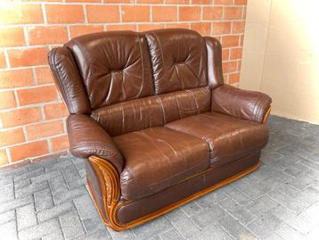 Leder salon / retro / vintage / als nieuw  beschikbaar voor biedingen