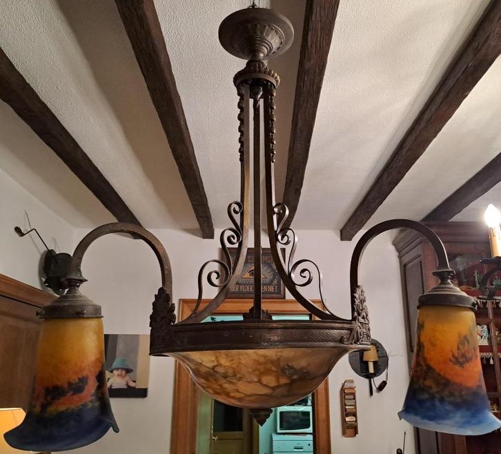 Antieke luster, Antiek en Kunst, Antiek | Verlichting, Ophalen