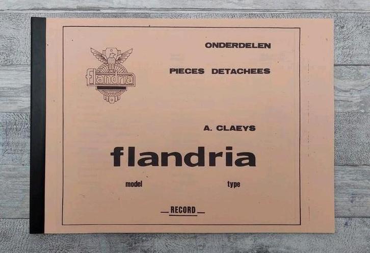 Flandria Rekord Onderdelenboek, Fietsen en Brommers, Handleidingen en Instructieboekjes, Nieuw, Ophalen of Verzenden