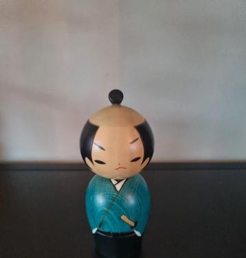 Leuke Samurai Kokeshi van Usaburo beschikbaar voor biedingen