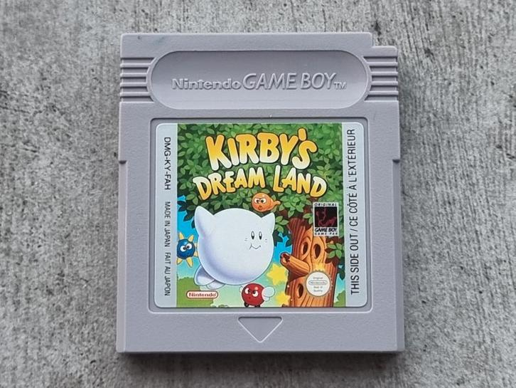 Kirby's Dream Land % Game Boy % Nintendo 1992, Games en Spelcomputers, Games | Nintendo Game Boy, Gebruikt, Ophalen of Verzenden