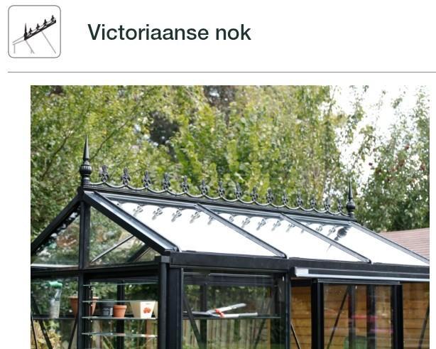 Nok pinnen -Victoriaans- serre Helios (janssens te Lier), Tuin en Terras, Kassen, Nieuw, Ophalen of Verzenden