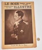 Le Soir Illustré gedenknummer Leopold 3 (1983), Verzamelen, Koningshuis en Royalty, Ophalen, Zo goed als nieuw, Tijdschrift of Boek