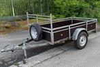 750 kg enkelassige aanhangwagen nikkelconditie 225x125cm, Ophalen