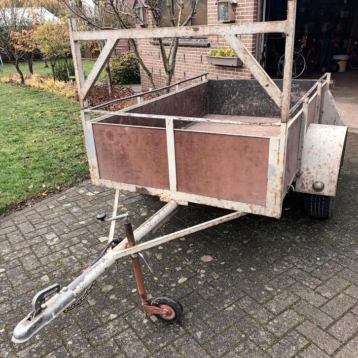 Remorque 750kg met zware as, Auto diversen, Aanhangers en Bagagewagens, Gebruikt, Ophalen