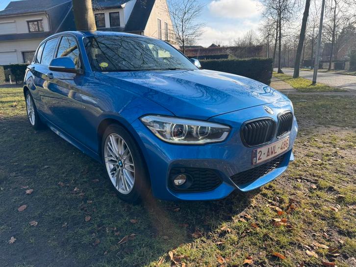 Bmw 116 D   M-Pakket full option, Auto's, BMW, Particulier, Trekhaak, Diesel, Euro 6, Handgeschakeld, Blauw, Zwart, Leder, Achterwielaandrijving