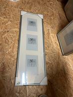 Fotolijst 3 foto’s zilver 20cmx61cm ( 3 stuks beschikbaar), Ophalen, Nieuw