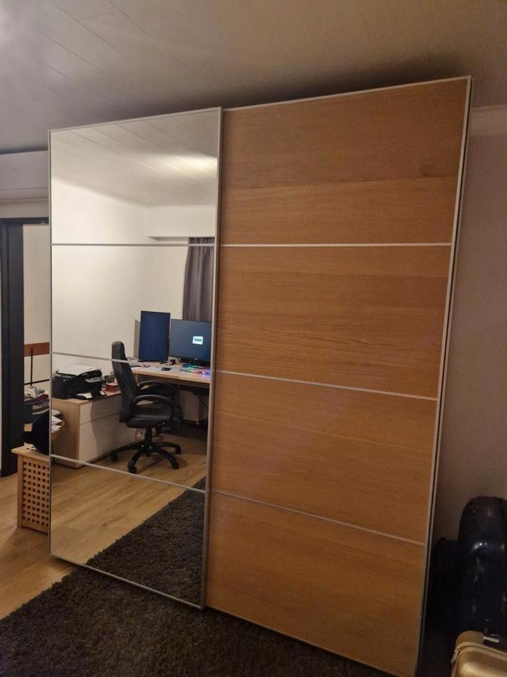 Schuifdeuren pax kleerkast, Huis en Inrichting, Kasten | Kleerkasten, Zo goed als nieuw, Ophalen