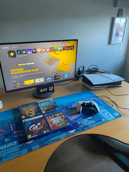 Ps5 Slim Disc Edition, Games en Spelcomputers, Spelcomputers | Sony PlayStation 5, Zo goed als nieuw, Playstation 5, Ophalen