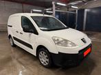 Peugeot Partner 1.6hdi Lichte Vracht 3-zit Euro 5 WEG=WEG, Auto's, Voorwielaandrijving, Euro 5, Stof, Zwart