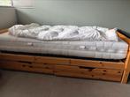 Eenpersoonsbed met opbergruimte, Huis en Inrichting, Slaapkamer | Bedden, Ophalen, Gebruikt, 90 cm, Eenpersoons