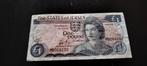 Bankbiljet Jersey ONE POUND, Postzegels en Munten, Ophalen