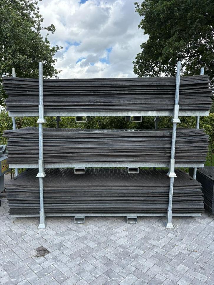 Grote partij gebruikte kunststof rijplaten 300x100cm te koop, Doe-het-zelf en Bouw, Overige Doe-Het-Zelf en Bouw, Gebruikt, Ophalen of Verzenden