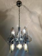 Design vintage hanglamp van Veca met Murano glas - Zeldzaam, Ophalen