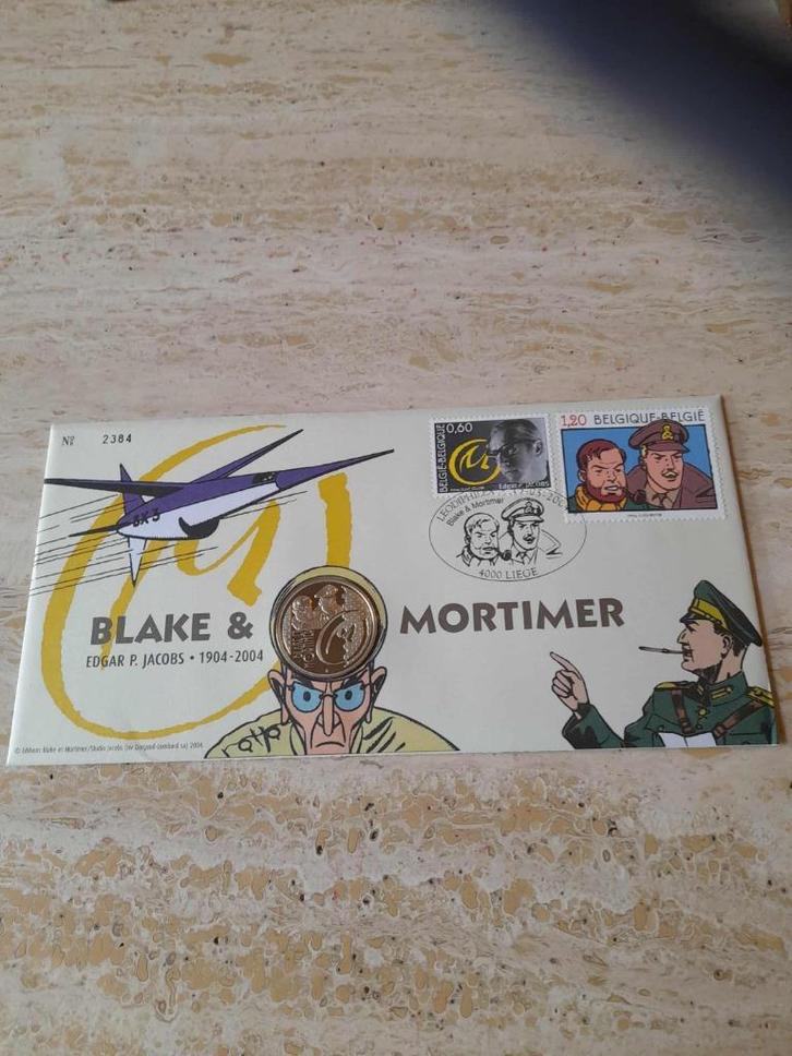Numisletter 'Blake & Mortimer' n 2384, Postzegels en Munten, Postzegels | Europa | België, Gestempeld, Overig, Overig, Met envelop