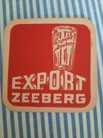 Export Zeeberg bierkaartje, Ophalen of Verzenden