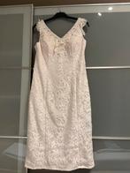 Trouwkleed met jasje maat 42 en paar schoenen maat 39, Ophalen, Zo goed als nieuw, Schoenen