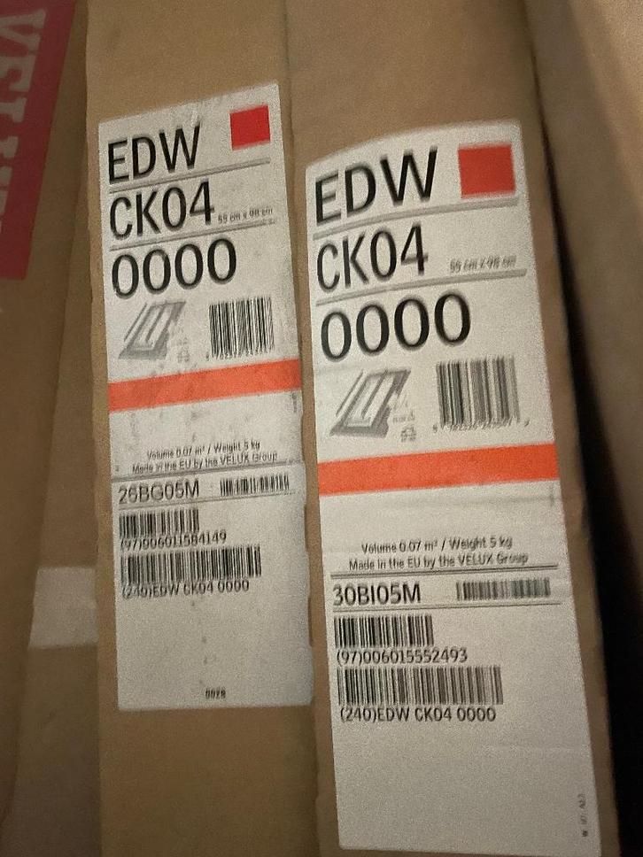 2 VELUX - EDW CK04 afdichtingsaansluitingen (5598 cm), Doe-het-zelf en Bouw, Glas en Ramen, Nieuw, Overige typen, 80 tot 120 cm