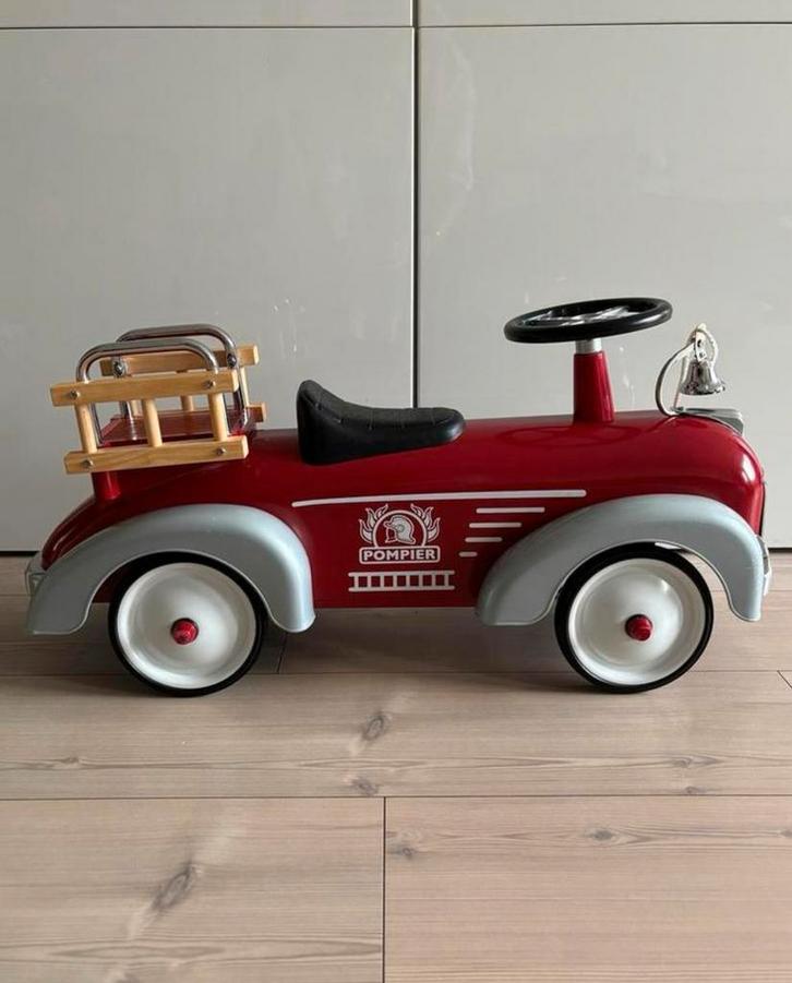 Baghera Retro Brandweer Loopauto, Kinderen en Baby's, Speelgoed | Buiten | Voertuigen en Loopfietsen, Zo goed als nieuw, Ophalen