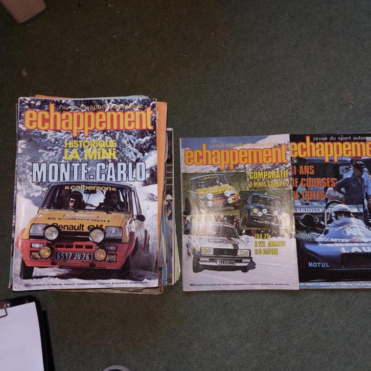 autotijdschriften echappement, Boeken, Auto's | Folders en Tijdschriften, Gelezen, Ophalen of Verzenden