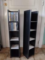 2 x CD  DVD rek - 120 cd's netjes opbergen, Ophalen, Gebruikt, 75 tot 150 discs, Hout