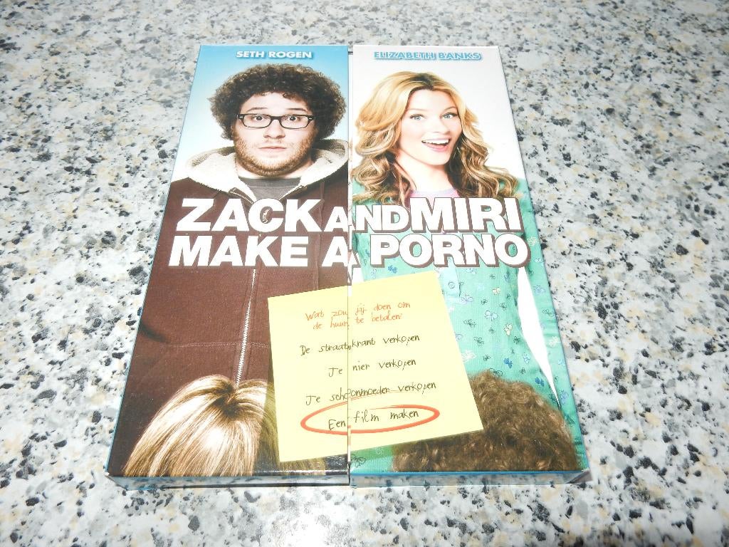 nr.2240- Dvd: zack and miri - komedie, CD & DVD, DVD | Comédie, Comme neuf, Comédie romantique, À partir de 12 ans, Enlèvement ou Envoi