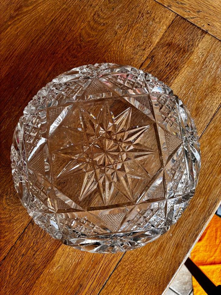 Fruitmand van Boheems kristal, Antiek en Kunst, Antiek | Glaswerk en Kristal, Ophalen