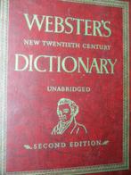 Webster’s new 20th century dictionary, Livres, Dictionnaires, Comme neuf, Autres éditeurs, Webster, Anglais