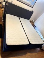 Lit Boxspring 160cm, Ophalen, Zwart, Tweepersoons, Zo goed als nieuw