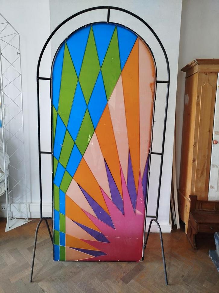 Vitrail en plexiglas decors, Huis en Inrichting, Woonaccessoires | Kamerschermen, Ophalen