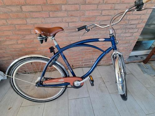 Retro herenfiets merk: BASIC BULLET CRUISER, Vélos & Vélomoteurs, Vélos | Cruisers & Lowriders, Comme neuf, Cruiser, Enlèvement ou Envoi