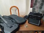 Guitare noir harley benton + sac + ampli et cable fourni, Musique & Instruments, Autres marques, Enlèvement ou Envoi, Solid body