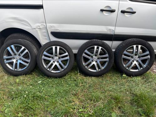 Jantes origine VW 16 pouces avec pneus, Auto-onderdelen, Banden en Velgen, Band(en), 16 inch, Ophalen