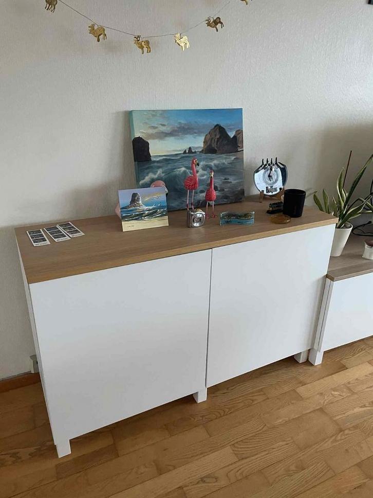 Opbergkast met deuren, Huis en Inrichting, Kasten | Dressoirs, Zo goed als nieuw, Met deur(en), Ophalen