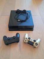 Playstation4 + 2 controllers, Ophalen, 500 GB, Met 2 controllers, Zo goed als nieuw