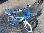 kinderfiets frozen 3-5jaar 14" wielen, Fietsen en Brommers, Ophalen, Zo goed als nieuw, Minder dan 16 inch, Zijwieltjes