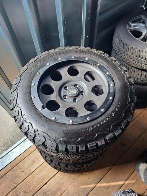 delta velgen met bf goodrich band all-terrain, Auto-onderdelen, Banden en Velgen, Velg(en), Ophalen