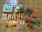 houten treinset en garage, Ophalen, Gebruikt, Overige typen