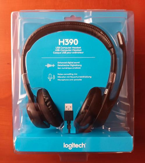 Logitech H390 bedrade headset voor pc/computer, Computers en Software, Headsets, Nieuw, Bedraad, Ophalen of Verzenden